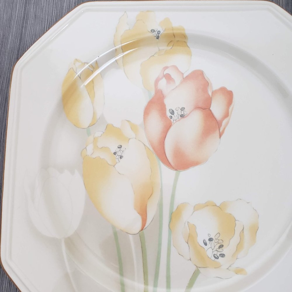 Mikasa Dutch Garden Dinner Plate Continental Ivory - Picture 7 of 8